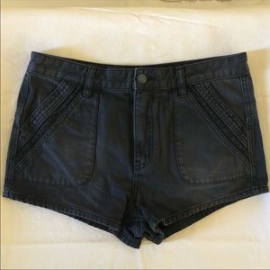 Free People high waisted shorts with lace